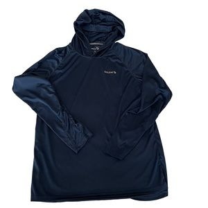 Baleaf Navy Blue Hooded Light Sweatshirt. Size M